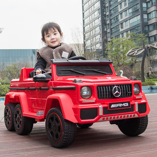 奔驰大g儿童电动车宝宝四轮遥控越野汽车可坐大人双人小孩玩具车