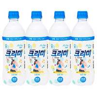 九日韩国进口九日冰祖牛奶苏打水碳酸饮料500ml*4 酸奶西柚柠檬味汽水 牛奶味500ml*4瓶