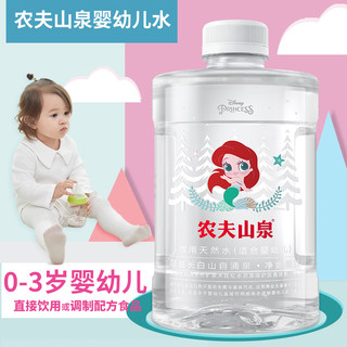 农夫山泉 婴儿水1L*12瓶整箱特价低钠淡矿母婴宝宝泡奶直接饮用水