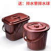 塑料茶渣桶垃圾过滤排水桶茶台废水桶功夫茶具配件家用茶水桶储水