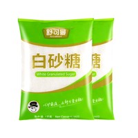 88VIP：SUGARMAN 舒可曼 一级白砂糖1000g*2包细白糖烹饪调味烘焙糖浆糖水大包装