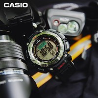 CASIO 卡西欧 PRO TREK系列 男士太阳能六局电波腕表 PRW-3400-1