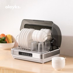 olayks 欧莱克 ·42L餐具消毒柜家用小型碗筷消毒碗柜机迷你台式餐具烘干杀菌