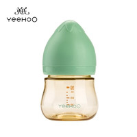 YeeHoO 英氏 PPSU奶瓶 90ml 轻奢绿 0-3月