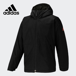 adidas 阿迪达斯 官方正品冬季男子连帽运动户外棉服外套 FT9410