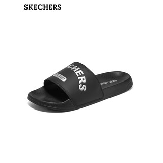 PLUS会员：SKECHERS 斯凯奇 男士一字拖 8790193