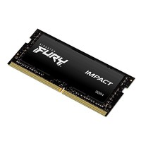 Kingston 金士顿 FURY 64GB(32G×2)套装 DDR4 3200 笔记本内存条 Impact风暴系列 骇客神条