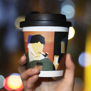 一次性咖啡杯带盖咖啡杯子奶茶热饮外带外卖杯打包杯纸杯定制logo