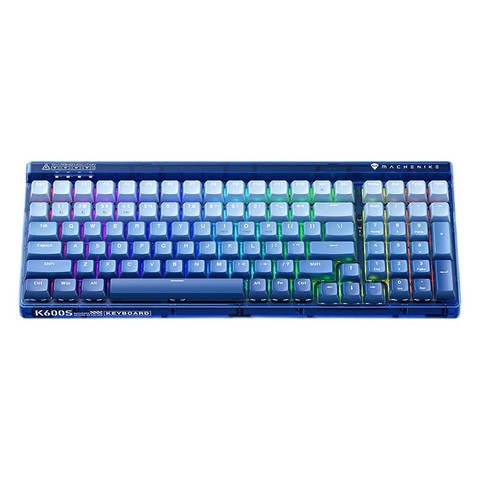 机械师键盘_MACHENIKE 机械师K600S 三模机械键盘100键GR翠轴多少钱 