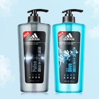 adidas 阿迪达斯 男士活力沐浴露 （冰点沐浴露600ml+激情沐浴露100ml）