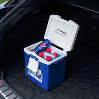 IRIS 爱丽思 CL-7车载保温冷藏箱 户外家用多功能冷暖箱  蓝色7升（含冰袋）