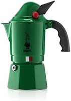 Bialetti 比乐蒂 2762 Moka Express Alpina(山地步兵) 咖啡煮壶 铝制，绿色