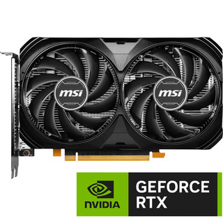 MSI 微星 GeForce RTX 4060 VENTUS 万图师 2X BLACK 8G OC 显卡