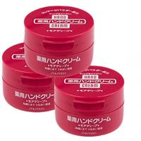 SHISEIDO 资生堂 日本尿素红罐护手霜100g*3