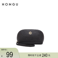 HONGU 红谷 新款真皮钱包女士时尚手机包大容量手挽包头层牛皮手包手拿包