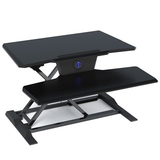 思客站立式升降台家用电脑桌办公桌增高架电动升降桌显示器支架子