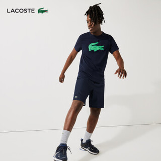LACOSTE法国鳄鱼男装夏季新款时尚透气运动短袖T恤男|TH2042 BWY/海军蓝 04/M