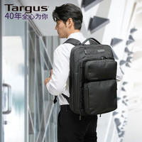 Targus 泰格斯 电脑包双肩包15.6/17.3英寸商务背包旅行包男女书包 黑 615