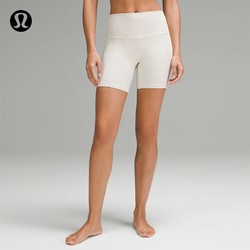 lululemon 丨Align™ 女士运动高腰紧身短裤 6" LW7CK4S瑜伽裤 米白色  4