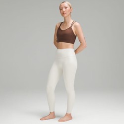 lululemon 丨Align™ 女士高腰罗纹带内衬紧身裤 24" LW5FPHA 米白色 XS