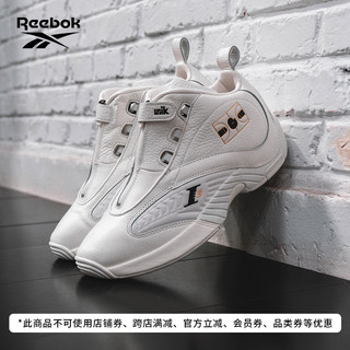 Reebok 锐步 [UNIK联名]锐步官方2022情侣款ANSWER IV复古中帮篮球鞋HQ3592