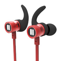 INSIST 影级 PG5-BT蓝牙耳机 无线运动颈挂式耳塞 双耳入耳式跑步挂脖耳麦 黑红