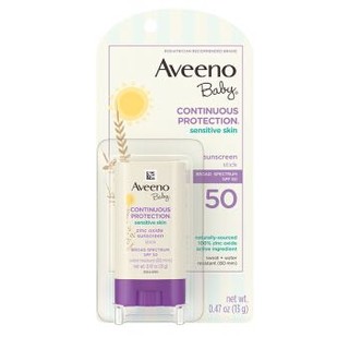 Aveeno 艾惟诺 婴儿温和防晒霜 宝宝新生儿童持久防护面部防晒棒13G