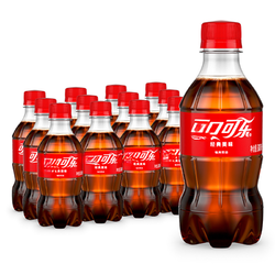 Coca-Cola 可口可乐 可乐小瓶装300ml*6瓶雪碧芬达碳酸可乐罐装汽水餐饮即饮