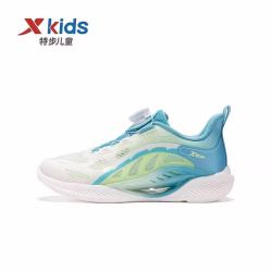 xtep特步2023夏款男童氢风30旋钮扣儿童网面透气运动跑鞋677215114016