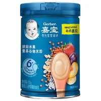 Gerber 嘉宝 宝宝营养米粉 国产版 2段 缤纷水果味 250g