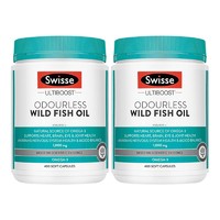 Swisse 斯维诗 成人无腥味深海鱼油胶囊400粒/瓶装 鱼油/深海鱼油 高含量1000mg 香港保税随机发