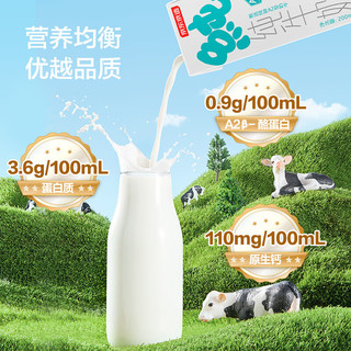 京东京造 3.6g蛋白A2纯牛奶200ml*20 A2β-酪蛋白礼盒