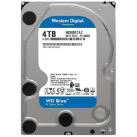 西部数据 西数蓝盘1TB 机械硬盘 3.5英寸办公家用储存台式机电脑硬盘 4T 5400转 256MB