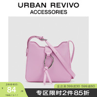 URBAN REVIVO2023夏季新款女士简约风通勤PU质感斜挎包UAWB32287