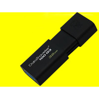 金士顿 32G USB 3.0高速商务办公U盘DT100G3 32g 优盘 黑色 黑色32GB