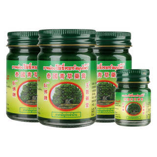 玉菩药堂 草本植物配方 卧佛青草膏50g*3瓶+15g