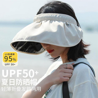 COFIDIS 科菲迪斯 UPF50+防晒遮阳帽 黑胶款 均码
