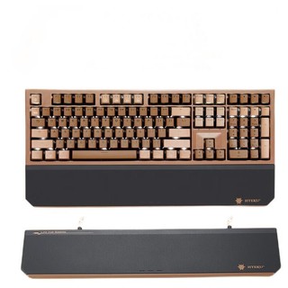 HEXGEARS 黑峡谷 X5 108键 2.4G双模机械键盘 浓情巧克力 凯华BOX天空蓝轴 单光