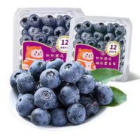 BLEUETS 蓝莓牌 喵鲜君蓝莓水果 125g*4盒 （果径12-15mm）