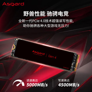 Asgard 阿斯加特 Lite 1TB SSD固态硬盘 M.2接口