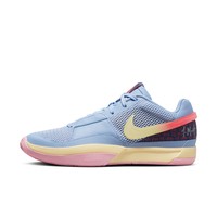 NIKE 耐克 Ja 1 Ep 男子篮球鞋 DR8786-400 狂喜钴蓝/浅柠檬黄绿/潘趣红/中柔粉/芬蓝 40.5