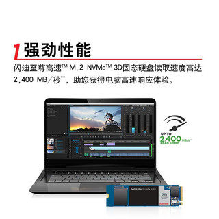 SanDisk 闪迪 SDSSDH3N-1T00-Z25 M.2 固态硬盘 1TB