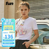Fun23夏款T恤系列潮流粉红豹联名舒适短款圆领T恤 白色 XS/155/76A