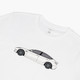 TESLA 特斯拉 白色Model 3针织T恤衫剪裁立体合身质感舒适 L码