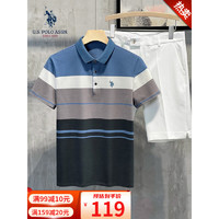 U.S. POLO ASSN. 男士短袖polo衫 JC-UPAD2312