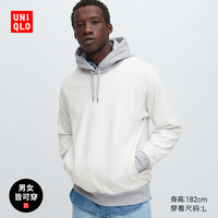 UNIQLO 优衣库 男女款拼色连帽卫衣 457087