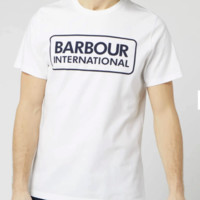 BARBOUR INTERNATIONAL 男士短袖T恤 白色