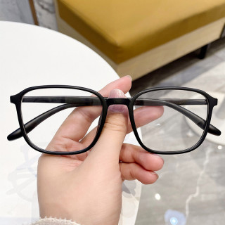 erilles极简超轻男女同款渐变时尚透明素颜镜超轻防蓝光眼镜框潮流平