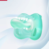 babycare BC2103005 纯硅胶安抚奶嘴 科里斯绿 M 3-6月