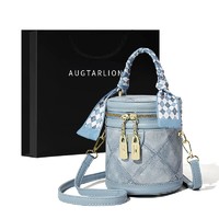 Augtarlion 今年流行小众包包新款时尚洋气百搭斜挎包手提水桶包女